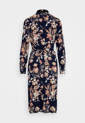 Vero Moda, VMANNA CALF SHIRT DRESS - Blousejurk - dark blue