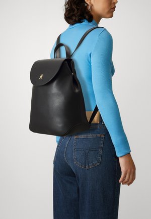 Tommy Hilfiger STAPLE BACKPACK - Dagryggsäck - black