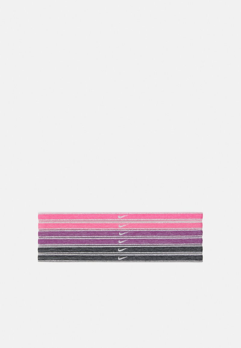 Nike Performance SPORT HEADBANDS 6 PACK - Iné doplnky - pinksicle/viotech/black