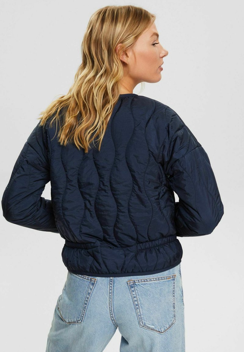 Damen Leichte Jacken | Esprit MIT DEKORATIVER STEPPUNG Übergangsjacke navy/dunkelblau - RJ32788 Damen Leichte Jacken | Esprit MIT DEKORATIVER STEPPUNG Übergangsjacke navy/dunkelblau - RJ32788