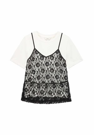 Marks & Spencer, 2 PIECE SET - Top - white mix