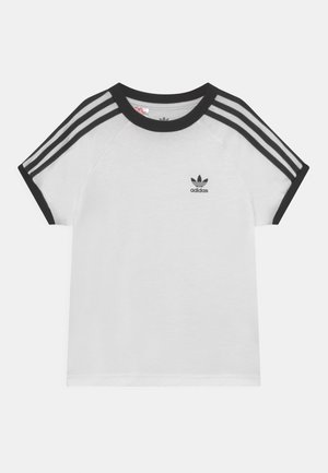 3 STRIPES TEE UNISEX - T-shirt print - white/black