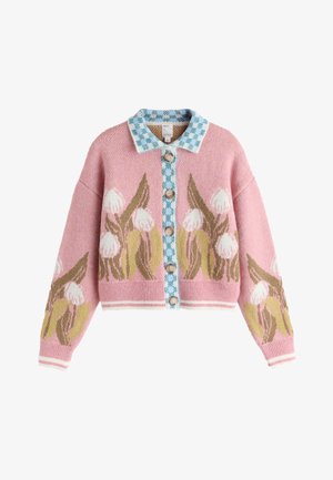 Next REGULAR FIT - Kardigán - pink