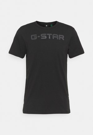 G-STAR R T S\S - Triko s potiskem - black