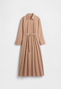 GAP GAPSTUDIO POPLIN BELTED MAXI SHIRTDRESS - Tričkové šaty - tannery brown