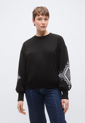 ONLBROOKE O NECK - Collegepaita - black