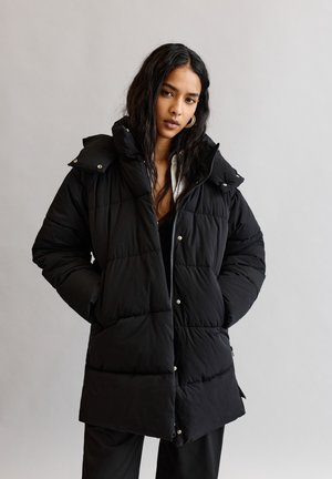 LONG PUFFER  - Winterjacke - black