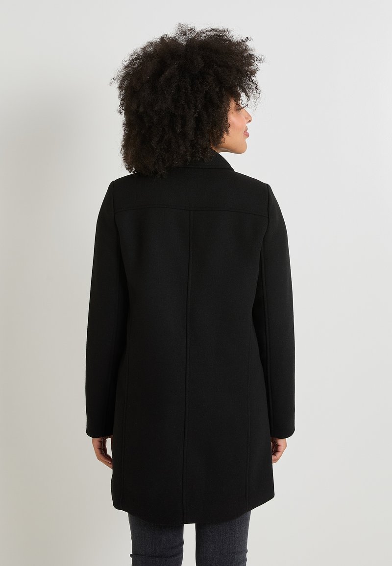 Manteau Grain De Malice Noir T36 (M) - Softshell - Mi-long - Neuf Avec Petit Accroc