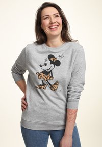 Disney MICKEY & FRIENDS LEOPARD MOUSE - Felpa - heather grey