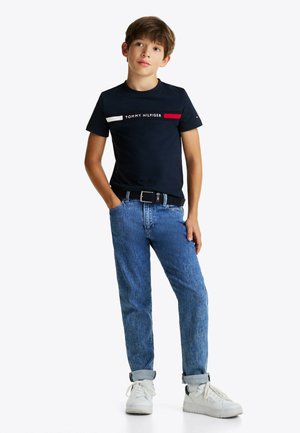 Tommy Hilfiger, LOGO INSERT - T-shirt con stampa - dark night navy