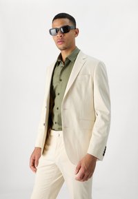 Hackett London STRETCH COTT - Blézerkabát - ecru white