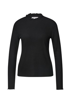 Street One Studio, LANGARM SHIRT MIT TURTLE NECK - Langarmshirt - black