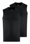 DAILY COMFORT 2-PACK MUSCLE SHIRT - Unterhemd/-shirt - black