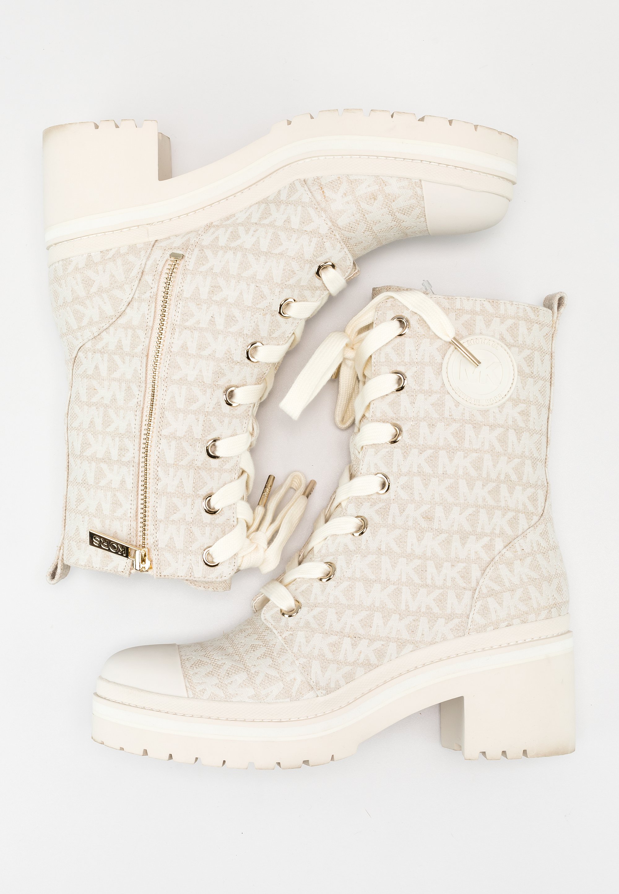 MICHAEL Michael Kors Lace-up ankle boots beige (Pre-owned