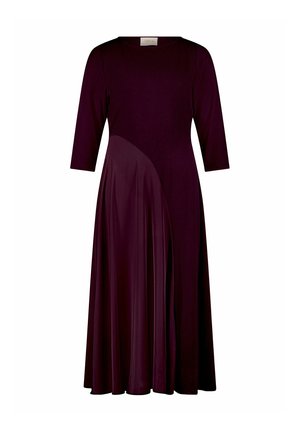 Cartoon, CARTOON MIT 3/4 ARM JERSEYKLEID - Robe de cocktail - dark dahlia