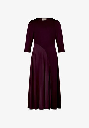 Cartoon, CARTOON MIT 3/4 ARM JERSEYKLEID - Robe de cocktail - dark dahlia