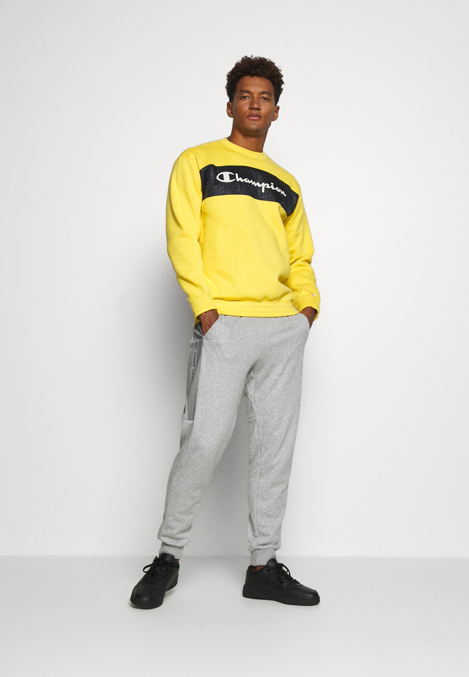 yellow champion sweatpants