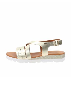 Sandalen met sleehak - oro
