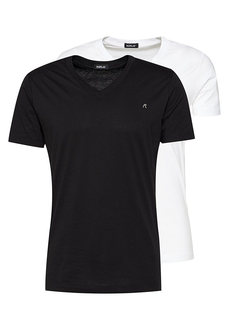 Replay T-shirt basic zwart