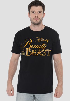 BEAUTY AND THE BEAST LOGO - T-Shirt print - black