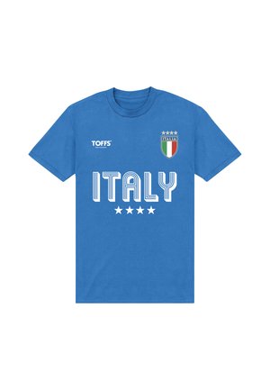 Henry Tiger, TOFFS ITALY FOOTBALL LEGENDS VINTAGE 4 STAR CREST - T-shirt imprimé - light royal blue