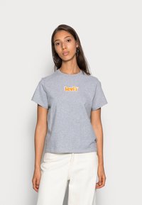 Levi's® - GRAPHIC CLASSIC TEE - Paprasti marškinėliai - chenille starstruck heather grey Miniatiūros vaizdas 1