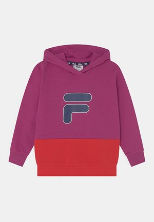BIELEFELD HOODY UNISEX - Sweatshirt - wild aster/true red