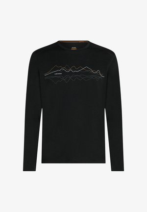 icebreaker, M M 200 CREW - Langærmet T-shirt - black