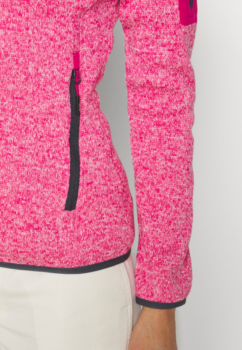 CMP Fleecejacke - fucsia/bianco/titanio/pink