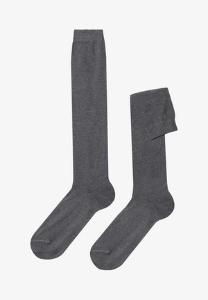 Calcetines hasta la rodilla - grigio medio melange