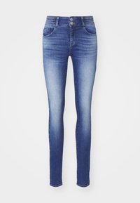 ONLBLUSH MID WAIST - Aptempti džinsai - medium blue denim