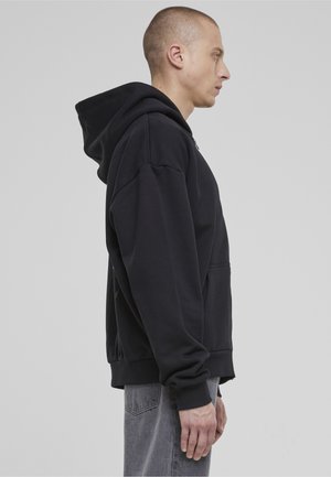 Upscale by Mister Tee LE PAPILLON HEAVY  - Sweater met rits - black