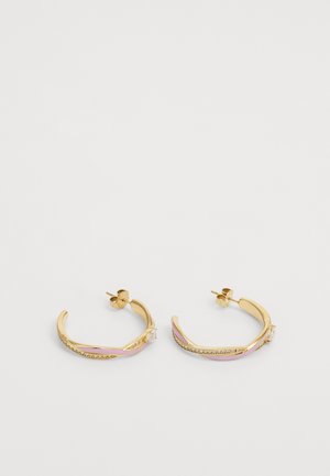 TWIST - Øreringe - yellow gold-coloured/pink