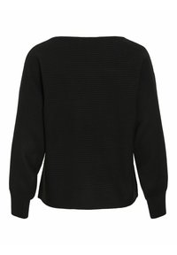 VILA U-BOOT-AUSSCHNITT - Džemper - black