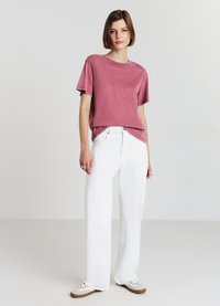 Calliope EFFETTO SLAVATO - T-shirt basic - rosa fard