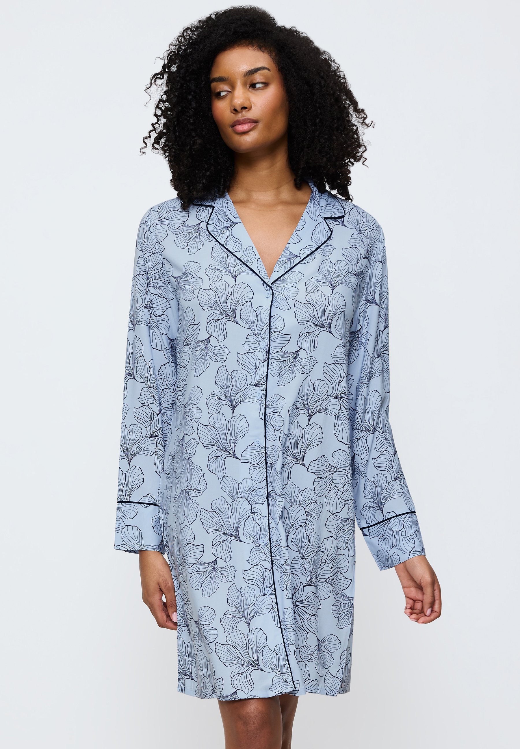 Vestiti Donna Eleganti Demegimi Donna A Maniche Lunghe In Pizzo Camicia Da Notte