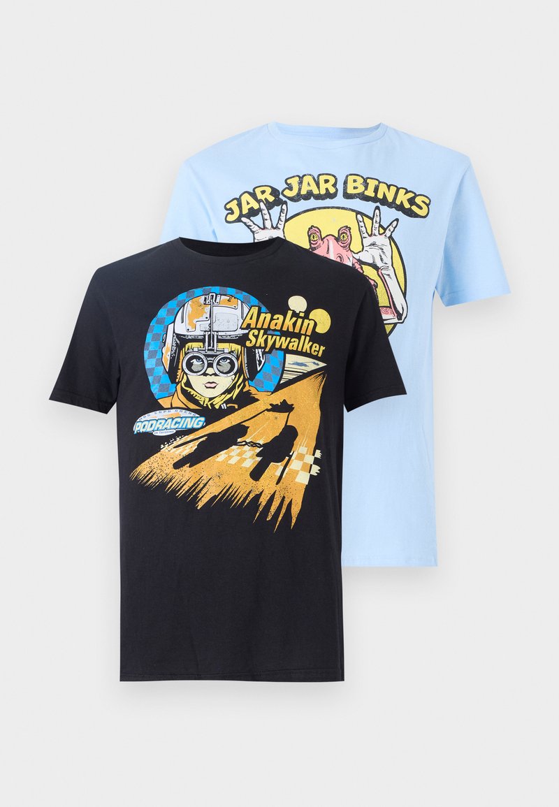 Star Wars T-shirt print meerkleurig