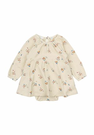 Day dress - white swan aop