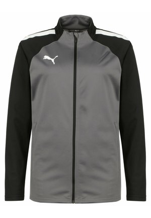 LIGA  - Trainingsjacke - smoked pearl / puma white