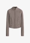 GINGHAM TECHNICAL - Veste de survêtement - brown