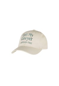Market CALL MY LAWYER 6-PANEL - Nokkmüts - ecru