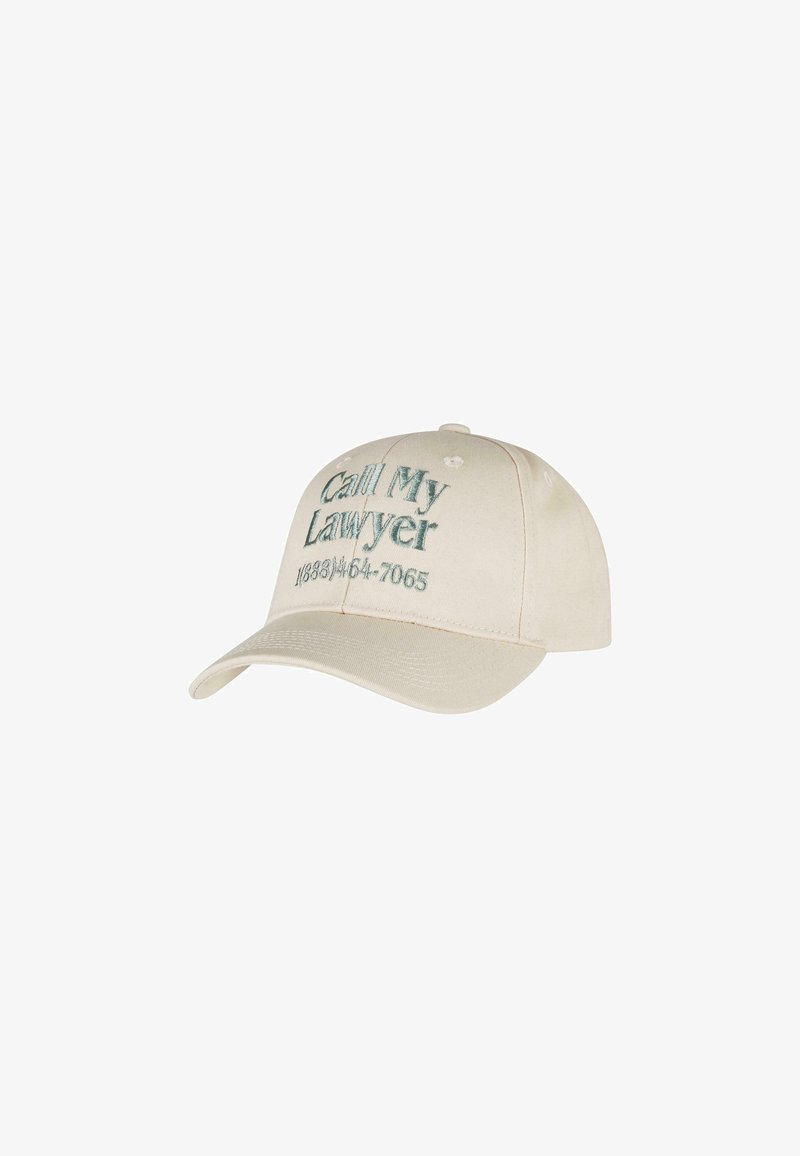 Market CALL MY LAWYER 6-PANEL - Nokkmüts - ecru