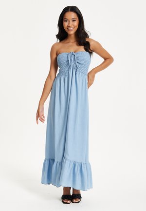 STRAPLESS  - Maxi dress - blue