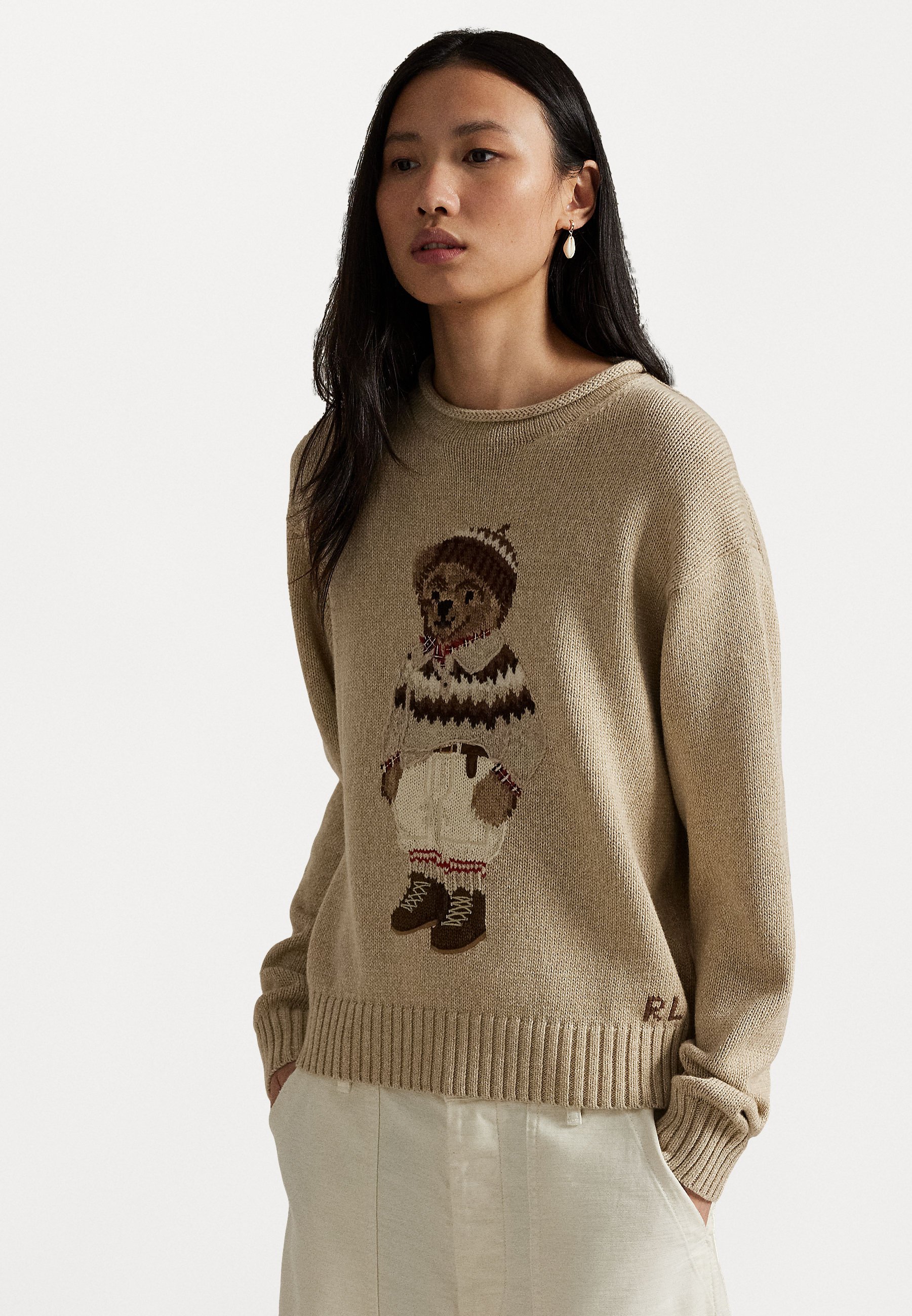 Polo Ralph Lauren POLO BEAR ROLLNECK SWEATER - Jumper - dark