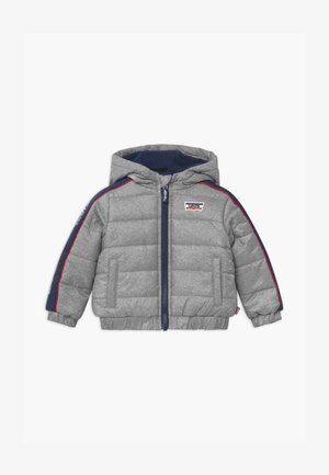 COLOR BLOCK PUFFER - Giacca invernale - oyster mushroom