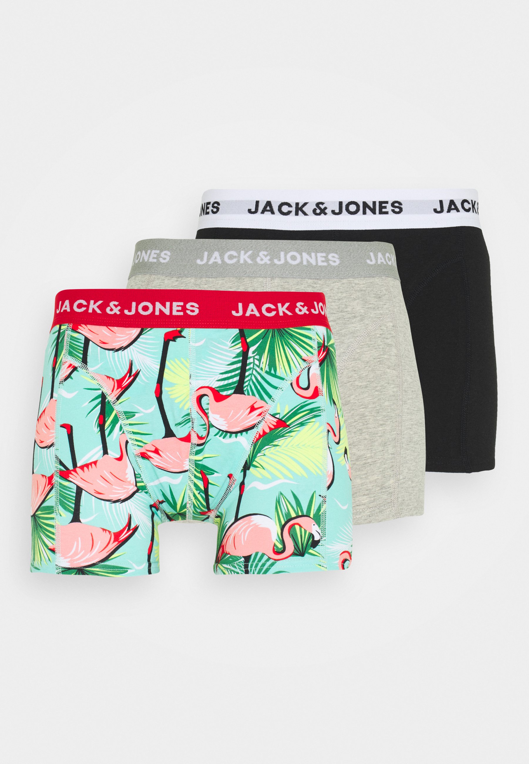 Vinnie-G Flamingo boxershorts 2-pack Antraciet/print