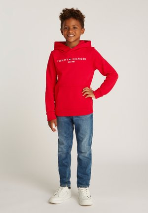 Tommy Hilfiger ESSENTIAL UNISEX - Jersey con capucha - primary red