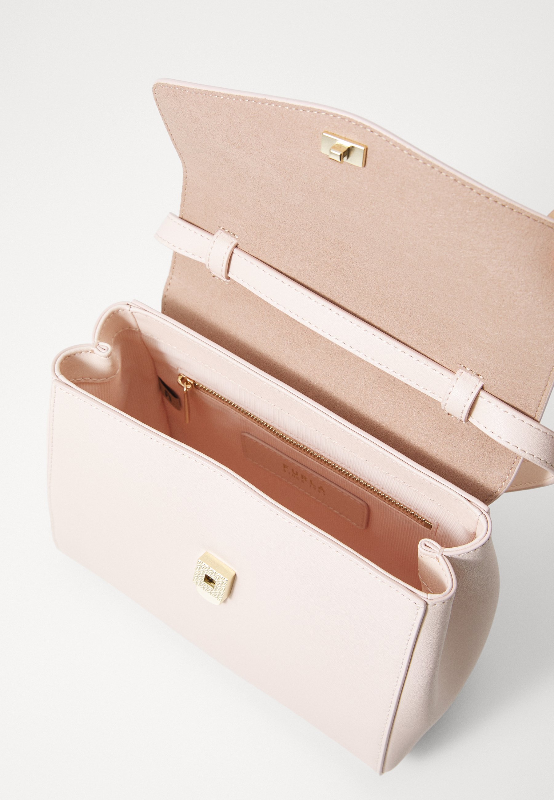 Furla MERIDIANA MINI TOP HANDLE - Geantă de mână - azalea/roz