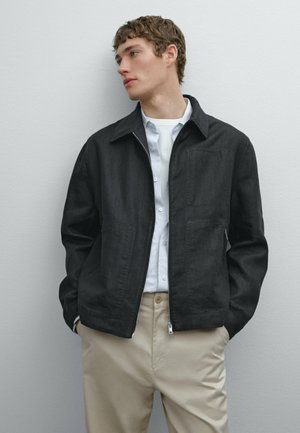 Massimo Dutti Summer jacket - dark blue