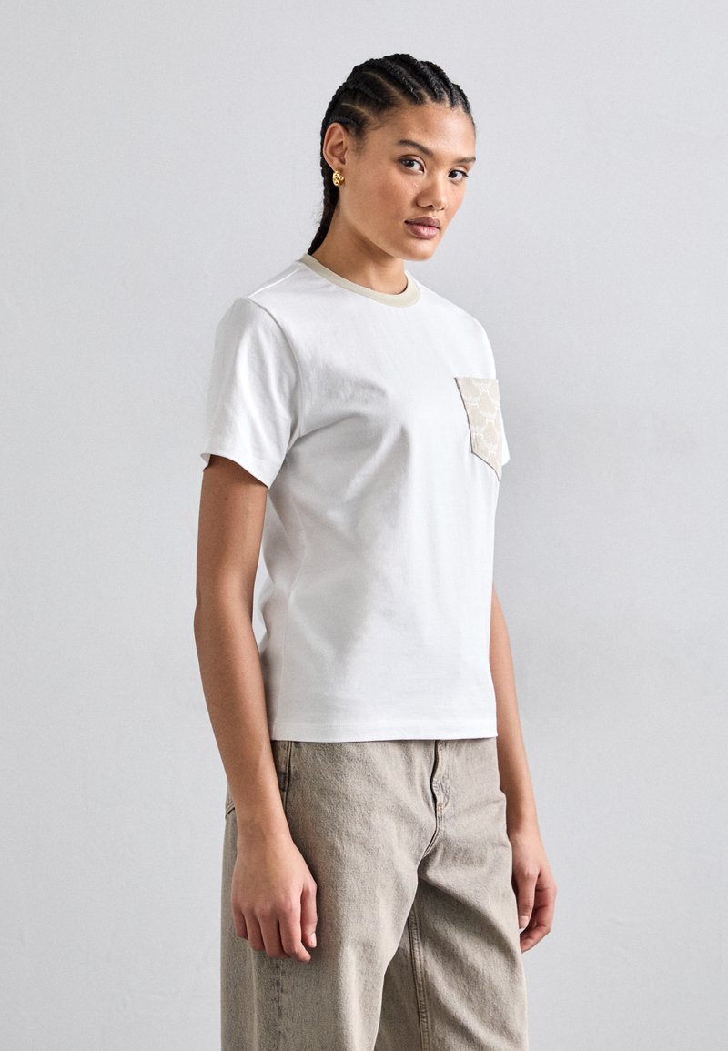 MCM T-shirts med print - oatmeal